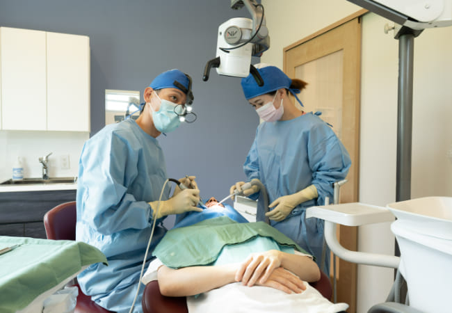 インプラント治療の施術イメージ